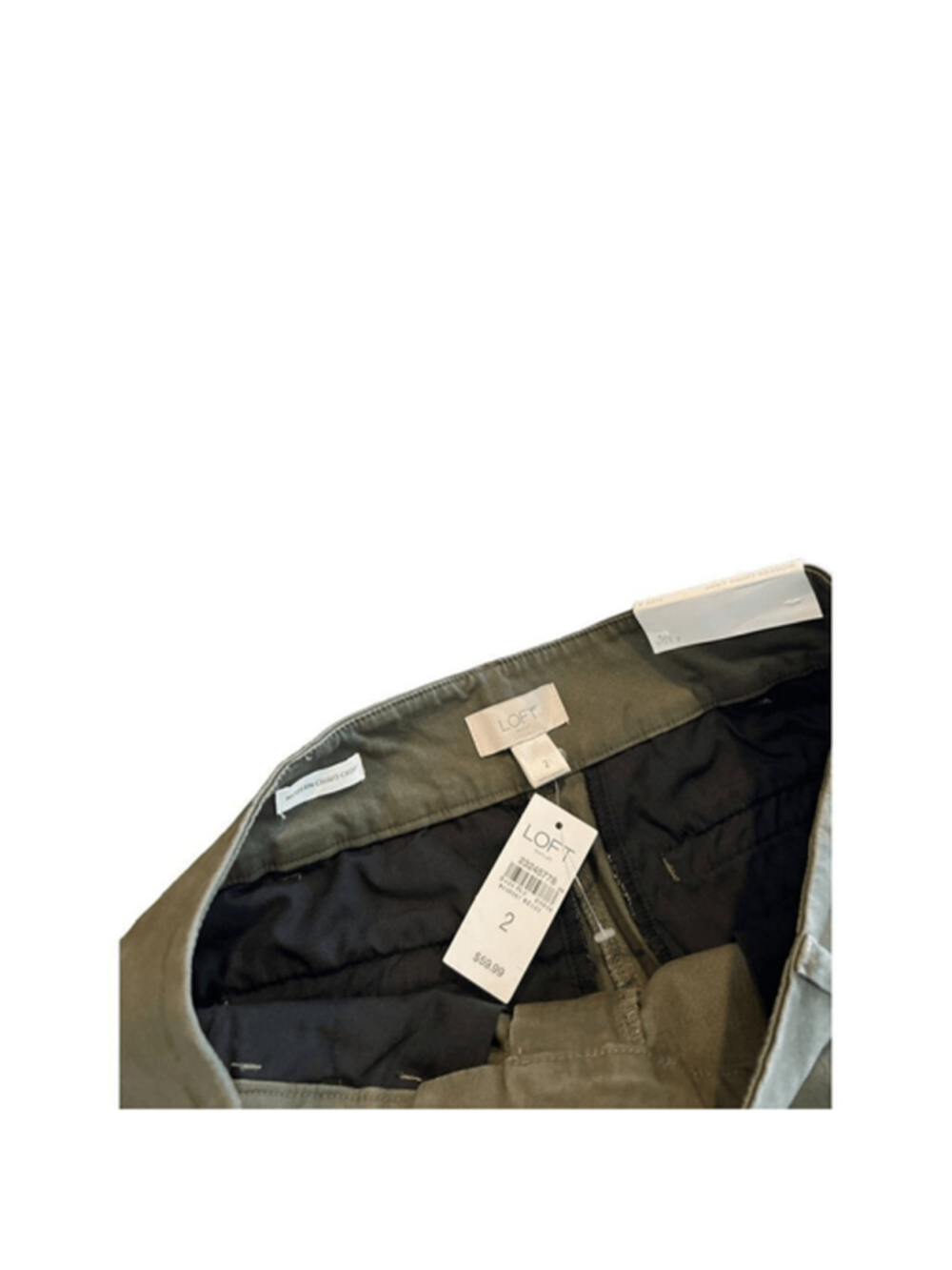 ANN TAYLOR LOFT MODERN CHINO CROP PANTS SIZE 2 - Picture 10 of 10